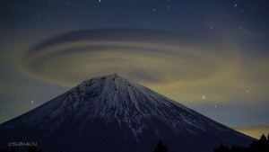 写真家による富士山の撮影