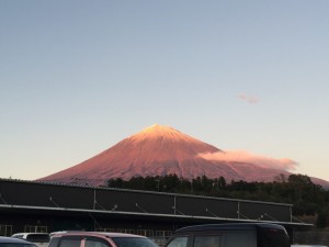 今日の富士山   夕焼け