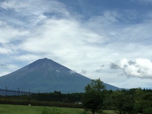 日曜日の富士山！