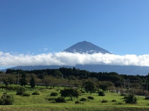 先週末の富士山