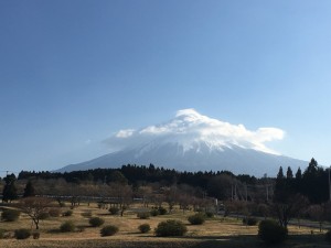 数日前の富士山