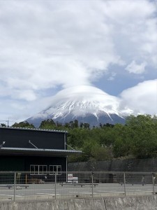 令和初日の今日の富士山