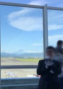 富士山空港からの富士山