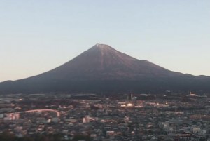 祝成人　と　今日の富士山