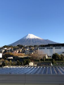 今日の富士山　fromフロント工場