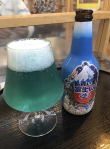 青い富士山ビール