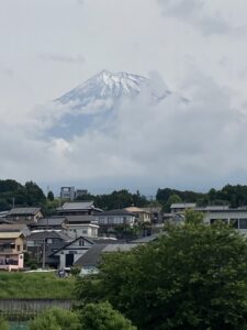 フロント工場からの今日の富士山