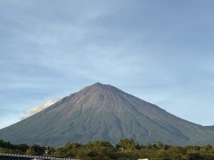 一瞬の富士山　〜夕方