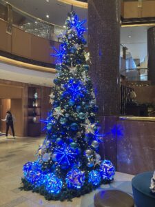 出先からのクリスマスツリー
